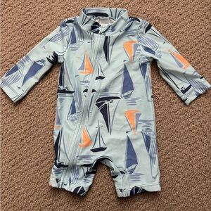 Carter’s Baby One Piece Long Sleeve Rash Guard size 3M